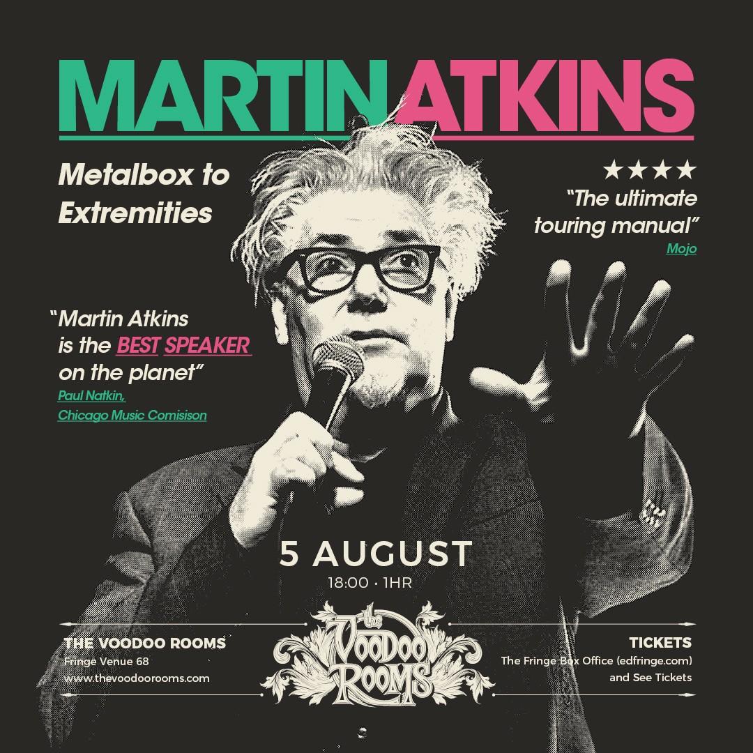 Cancelled - Martin Atkins: Metal Box to Extremities - Two Sides to Every Story